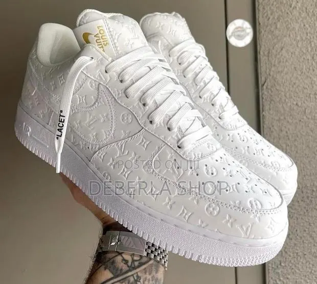 All White Lv Lancet Airforce 1 · Photo 1