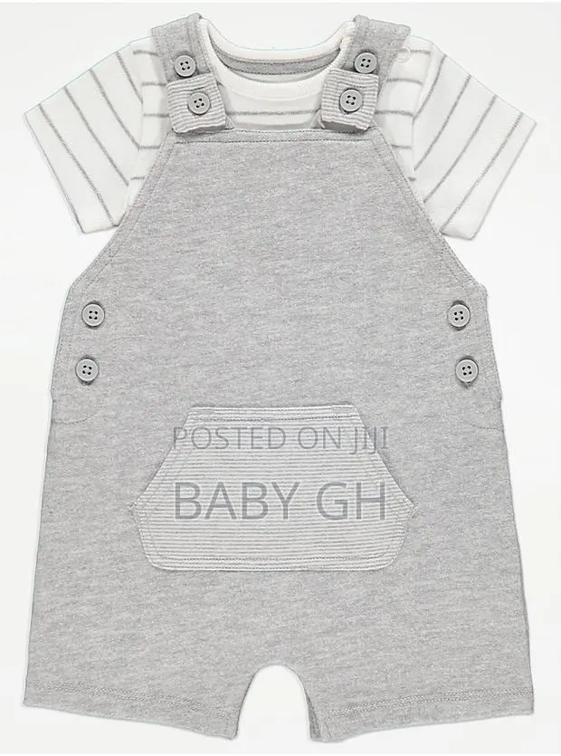 George Ash Dungarees and White Romper Set · Photo 1