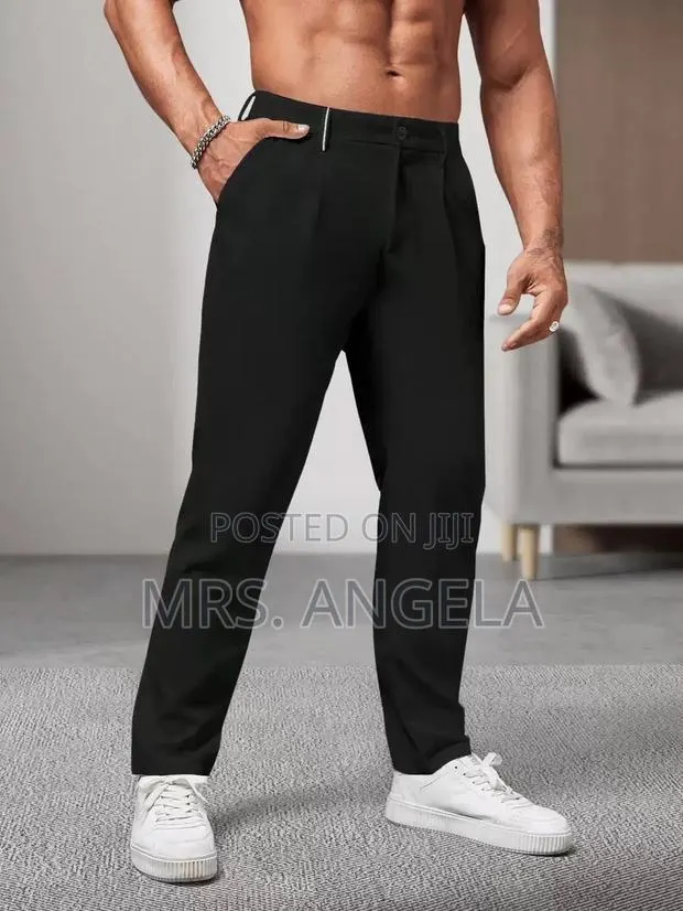 Men’S Black Trousers