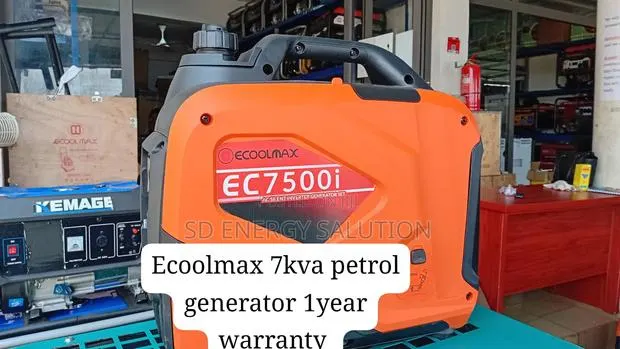 Ecoolmax 7KVA Petrol Generator – Reliable Backup Power Solution · Photo 1