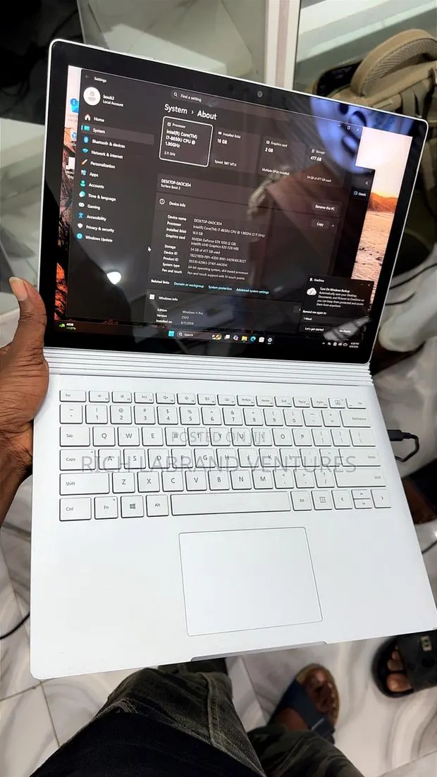 Laptop Microsoft Surface Book 16GB Intel Core i7 SSD 512GB · Photo 1