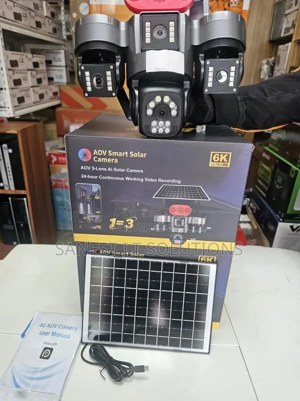Solar Camera 3 Lens With Siren Hi Easy · Photo 1