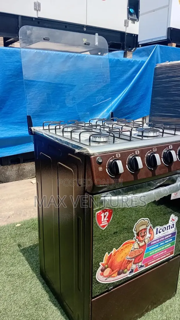 Brand New 4 Burner Gas Cooker – Icona Quality Style · Photo 1