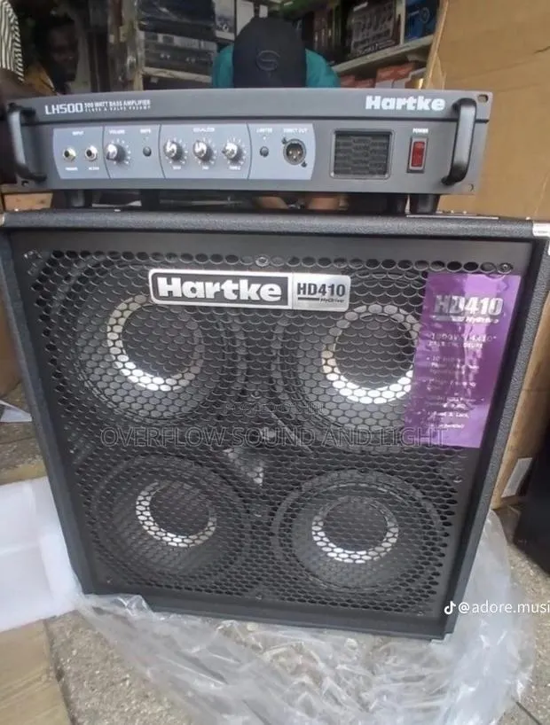 Hartke Head(LH500) and Tail(HD410) Bass Guitar Combo · Photo 1