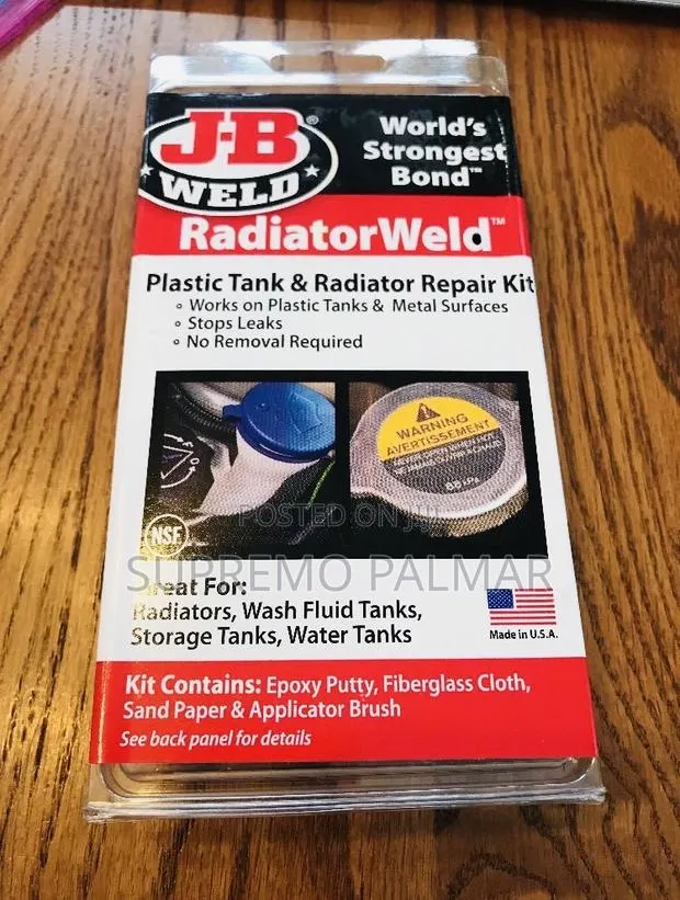 Radiatorweld Plastic Tank Radiator Repair Kit – Epoxy Reinforced Fix · Photo 1