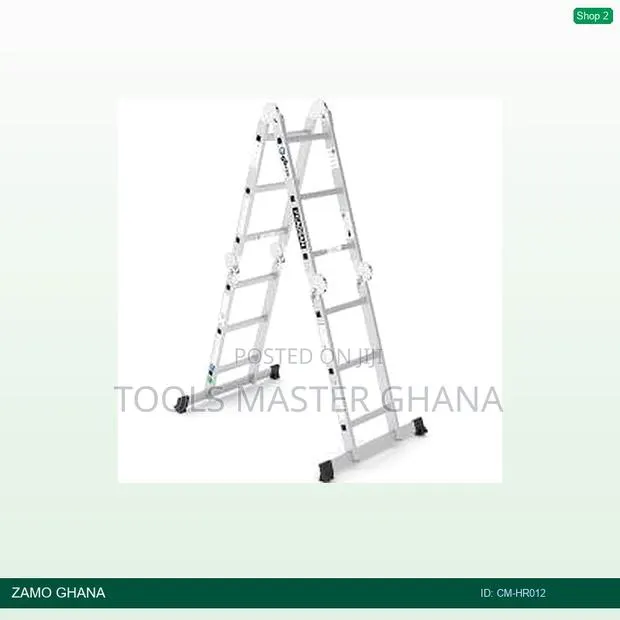 Cm 4x3 Hercules Foldable Multipurpose Ladder Alu - Cm-Hr012 · Photo 1
