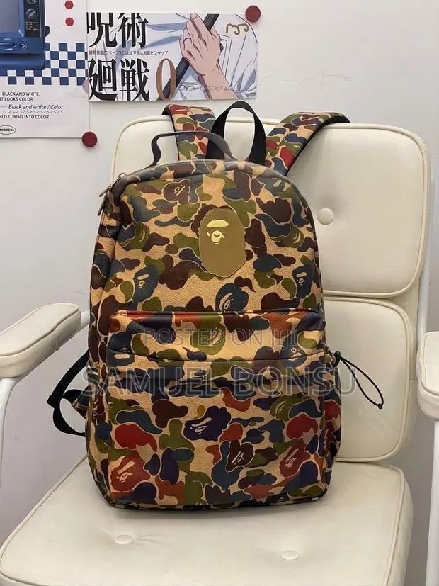Streetwear Camo Bagpack or Schoolbag for Sale · Photo 1