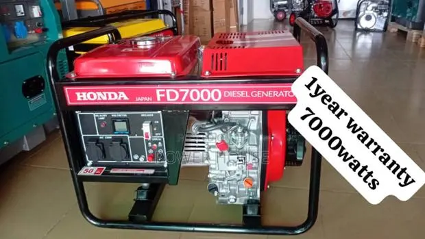 Aircool Radiance Honda Diesel 7000watts Generator · Photo 1