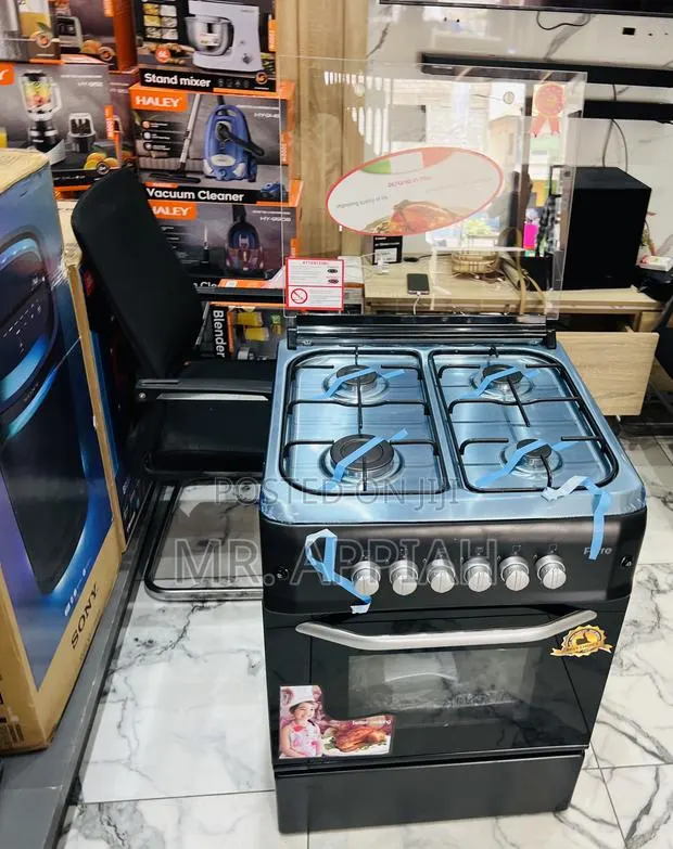 Authentic Ferre 60x60cm 4 Burner Free Standing Gas Cooker With Oven. · Photo 1