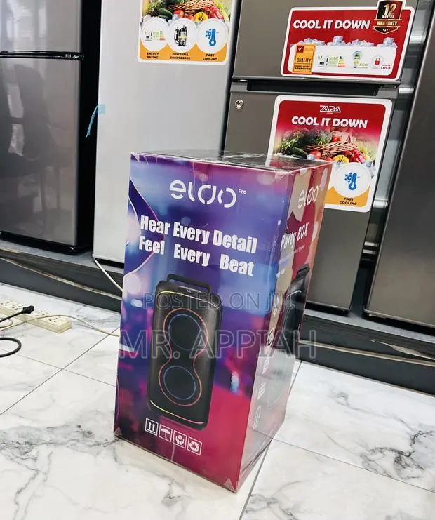 Classic Eldo Pb1-100 Double 6,5" Rechargeable Bluetooth Speaker · Photo 1