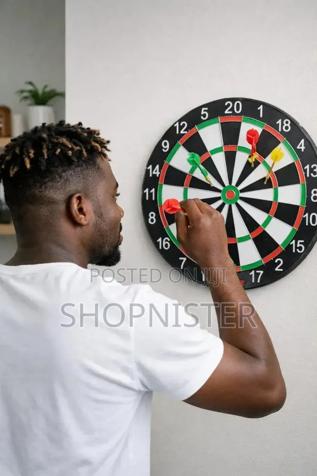 Sports 17‐Inch Dartboard Set – Complete Game With 6 Darts · Photo 1