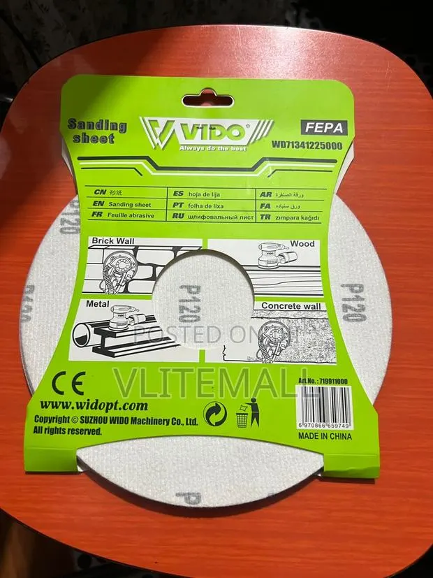 Vido Brand Sanding Sheets · Photo 1