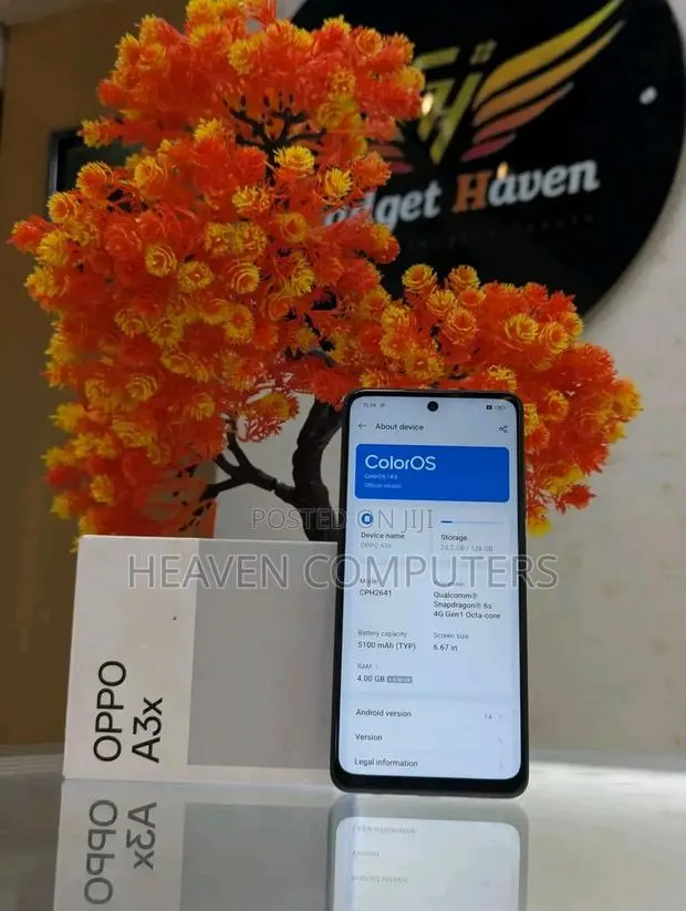 New Oppo A3x 128 GB Black · Photo 1