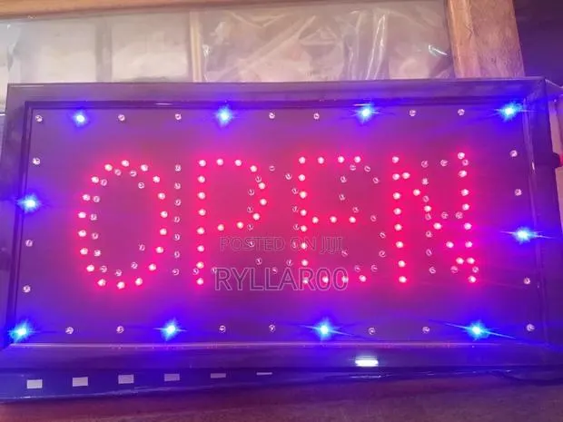 Open and Close LED Sign · Photo 1