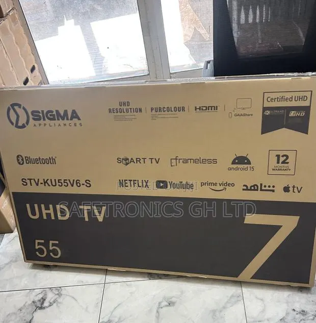 Lasting Android Led Smart 55 Inch (Sig-Ku55v6-S) Sigma HDR Tv · Photo 1