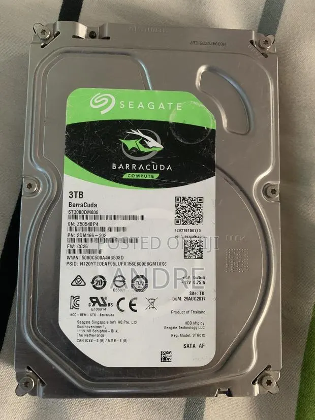 Seagate BarraCuda 3TB Desktop Hard Drive. · Photo 1