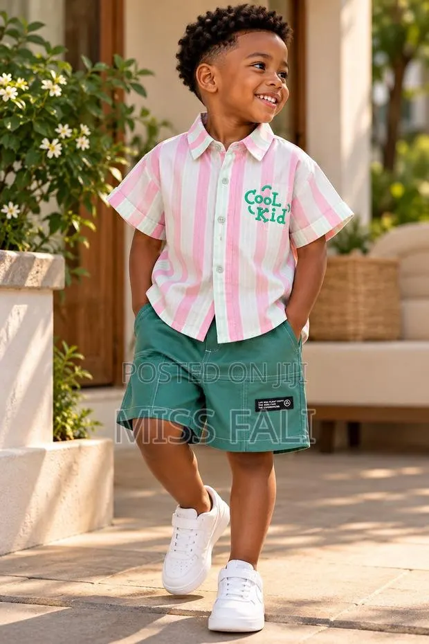 Cool Kid Stripe Set. 5-6Years · Photo 1