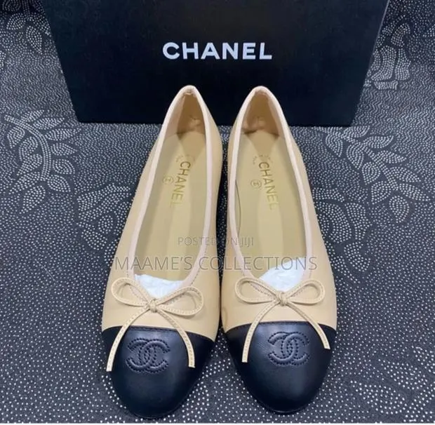 Chanel Classic Ballerina Flats Shoe. Size 37 - 42 (Comes With a Box) · Photo 1