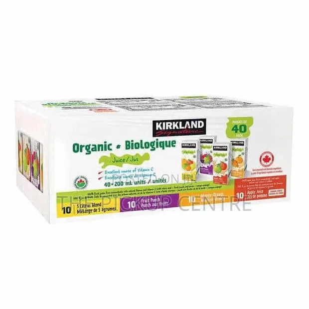 Kirkland Organic Biologique Juice 40×200ml Units/Unites · Photo 1