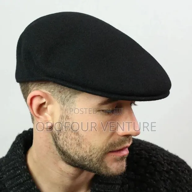 Engel Black! Kangol 504 Wool Flat Cap Brown Wool · Photo 1
