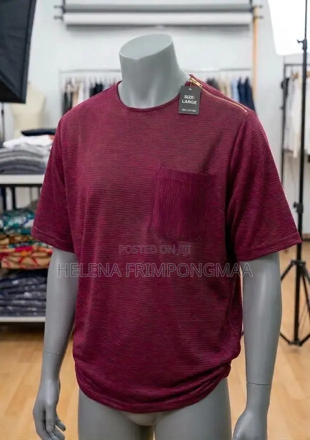 Wine Short Sleeve Men's Shirt · Photo 1
