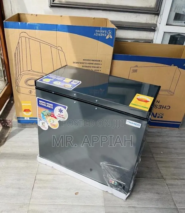 Buy Nasco Nas 200fl Single Door Chest Freezer(Gray)150l · Photo 1