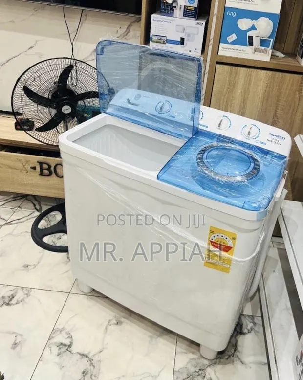 Extremely Unique Nasco 15kg Twin Tub Washing Machine + Spin Dry(White) · Photo 1