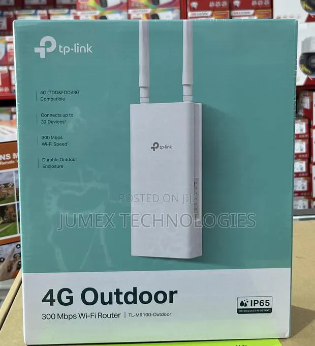 TP-Link 4g Outdoor Router 300mbps Wifi Tl-Mr100-Outdoor · Photo 1