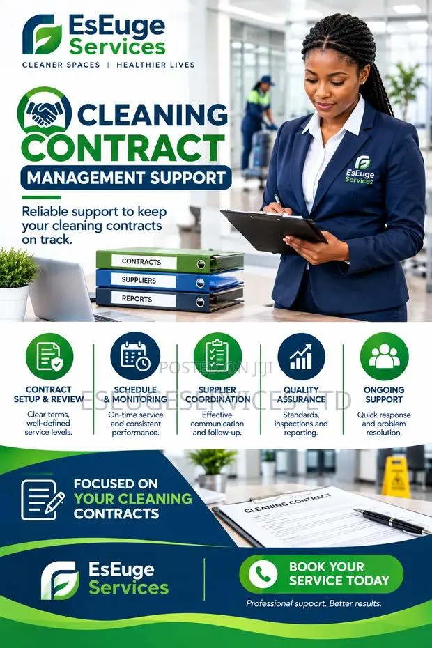 Cleaning Contract Management Support – EsEuge Services · Photo 1