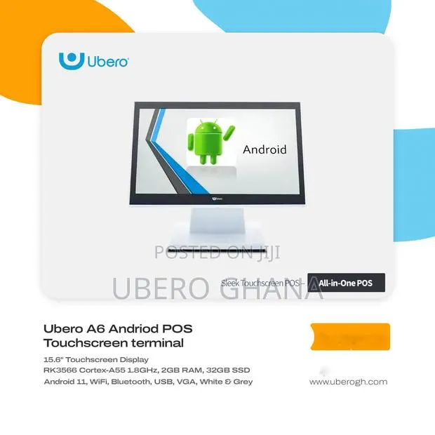 Ubero A6 Andriod Touchscreen Pos Terminal