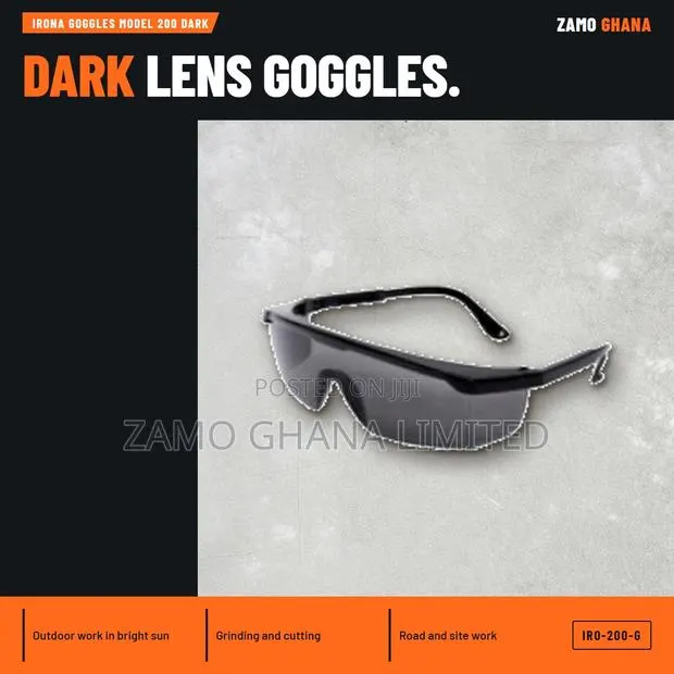 Irona Goggles Model 200 Dark - IRO-200-G · Photo 1