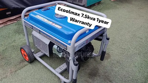 Ecoolmax 7.5kVA Diesel Generator With Electric Start 7.5kva · Photo 1