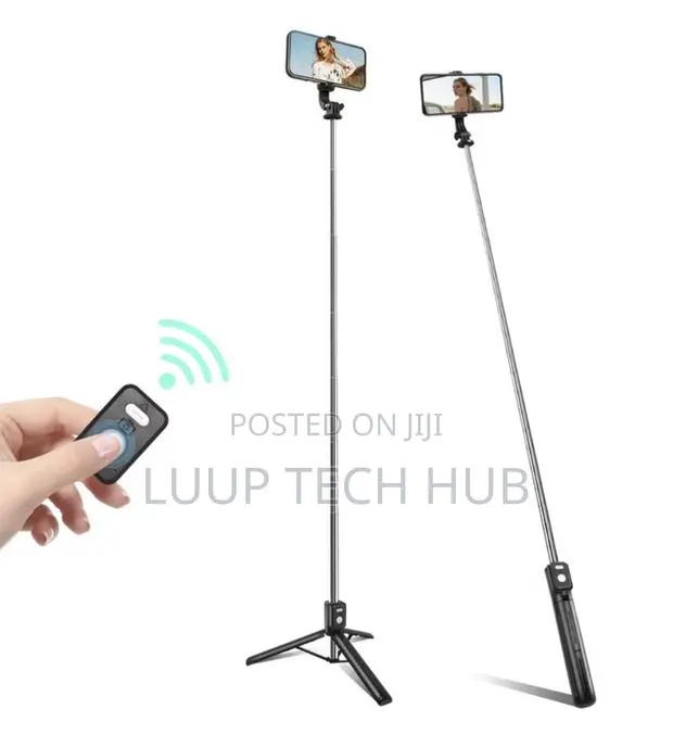 Tripod Stand, Selfie Stick 3 in 1 With Remote Control and Fill Light · Photo 1