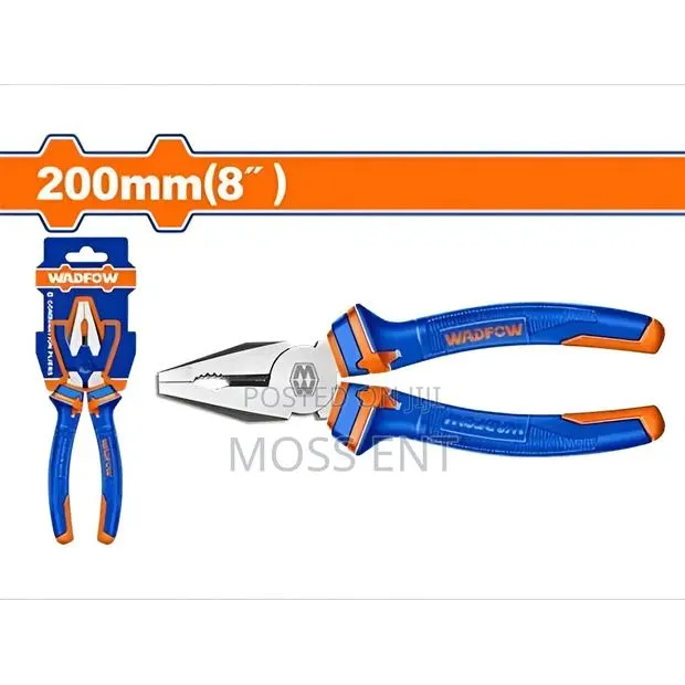 Wadfow Combination Pliers 8" - C60 - Wpl1908 · Photo 1