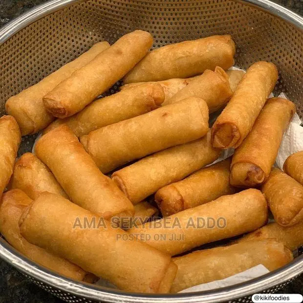 Spring Rolls Fried or Frozen,Yam Balls, Surssage Rolls · Photo 1