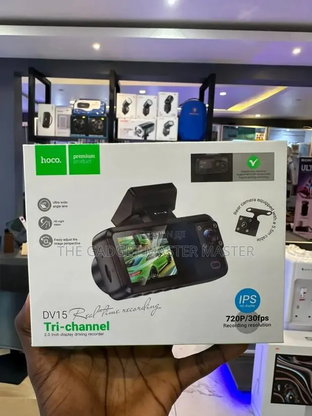 Hoco DV15 Tri-Channel Real Time Driving Recorder