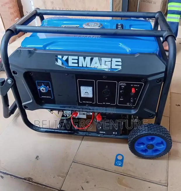7kva Pearl Blue Kemage Petrol Generator Availlable · Photo 1
