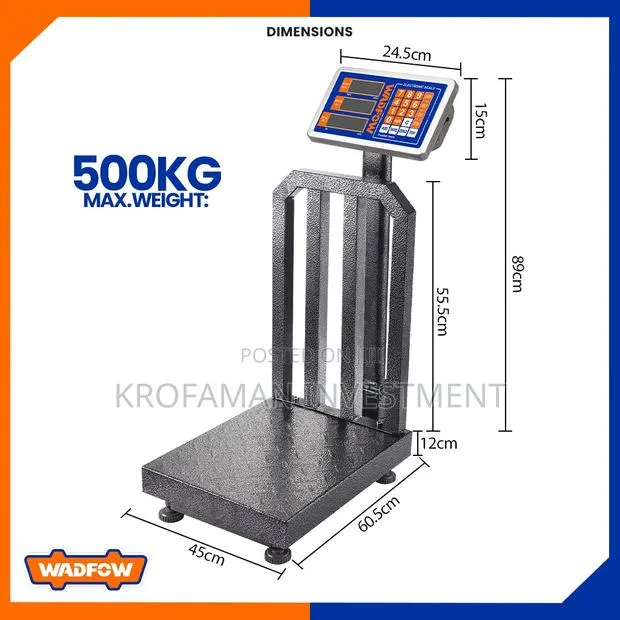 Wadfow 500kg Electronic Scale – Wec1550 · Photo 1