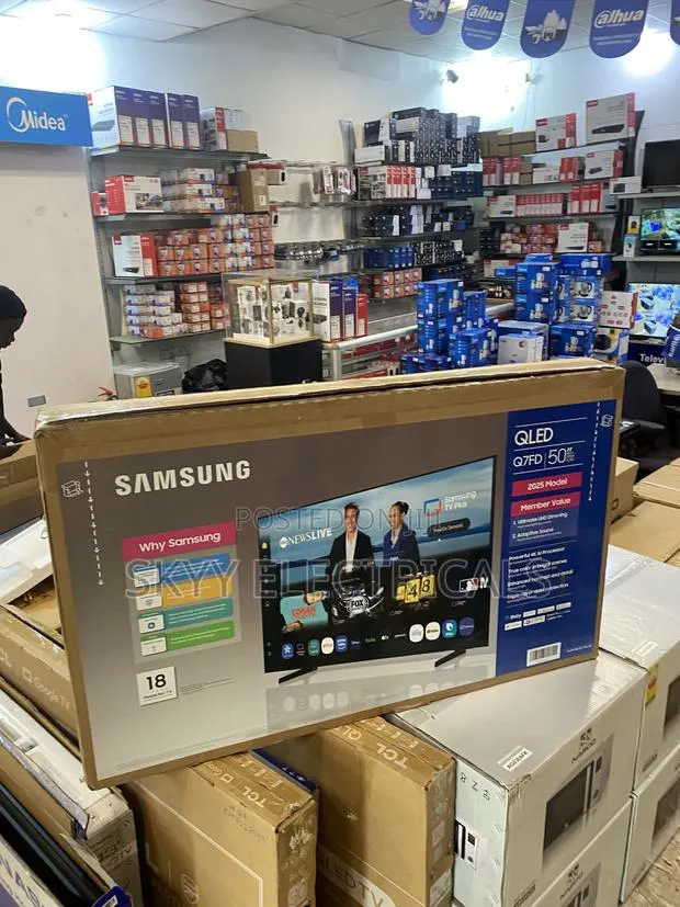 Samsung 50’Inch Qled Smart Satellite Tv · Photo 1