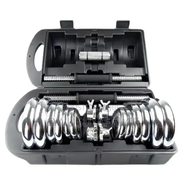 30kg Chromo Plated Adjustable Dumbbells Set (Christmas Promo)