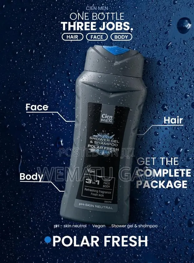 Cien Men Shower Gel and Shampoo · Photo 1