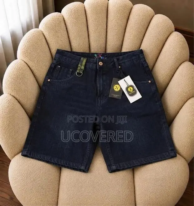 Casual Denim and Patterned Shorts · Photo 1