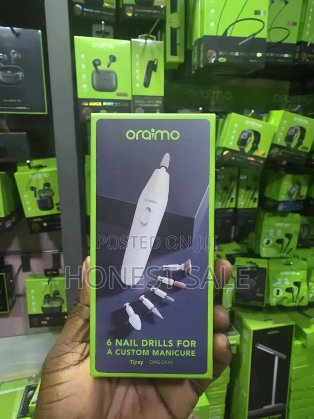 Oraimo Tipsy 6 Nail Drills 2-Speed Dual Rotation Manicure Set · Photo 1