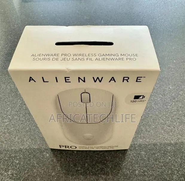 Alienware Pro 2.4ghz Wireless + Usb Gaming Mouse - Lunar Light · Photo 1