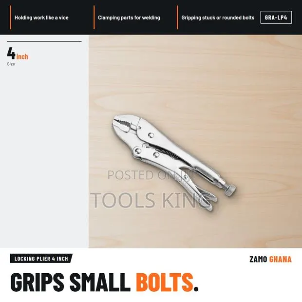 Locking Plier 4 Inch - GRA-LP4 · Photo 1