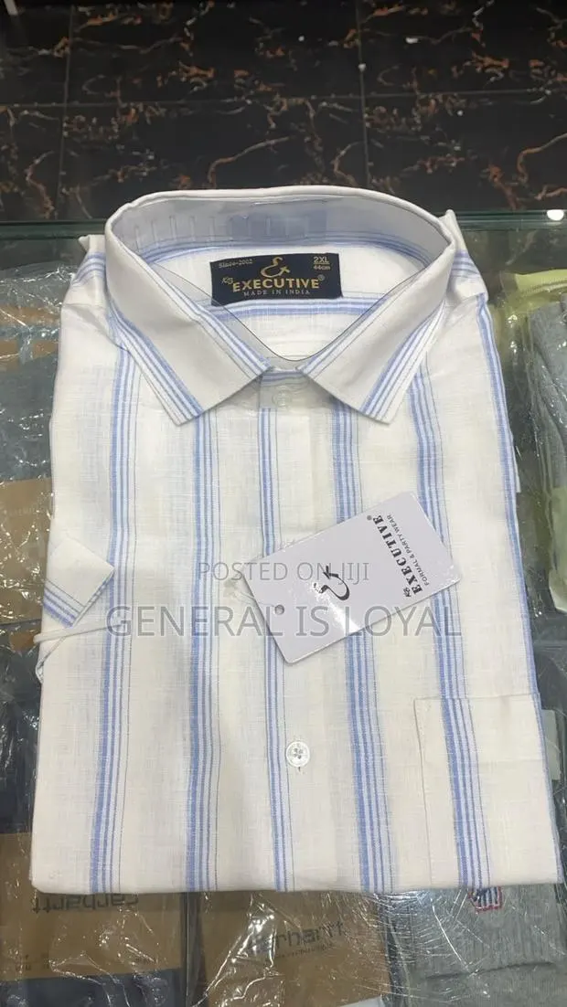 Executive India Linen Shortsleeve Shirt