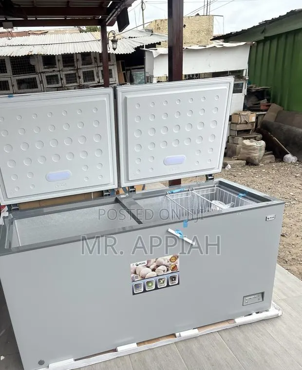 Get Pearl Double Door Chest Freezer(PCF-6040-1A)508Liter,Grau · Photo 1