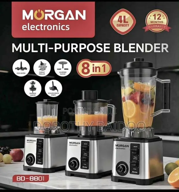 Morgan 8 in 1 Heavy Duty Commercial Blender · Photo 1