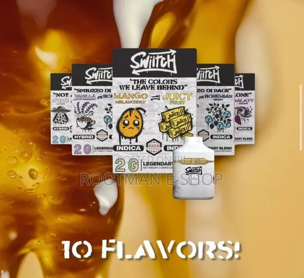 Swiitch Mango Melancholy and Juicy Fruit Disposable Thca Vape · Photo 1