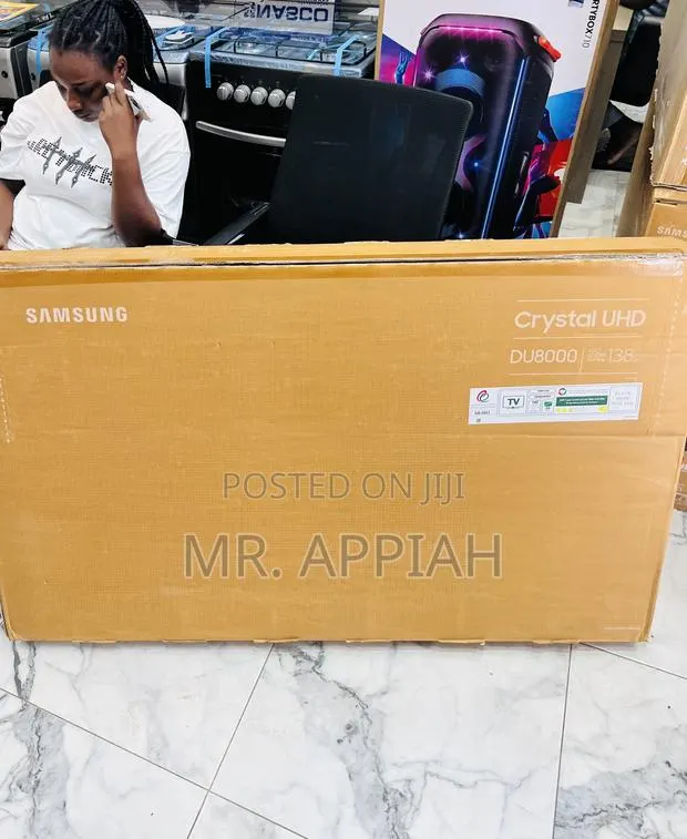 Order Classic Samsung 55” Crystal Uhd Smart Tv(55du8000)Black. · Photo 1